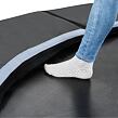 EXIT TOYS  Dynamická přízemní trampolína ø427cm s bezpečnostní sítí - černá