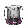 EXIT TOYS Silhouette pozemní trampolína ø183cm s ochrannou sítí - růžová