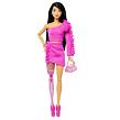 Mattel Barbie DeLuxe Modelka - šaty s růží