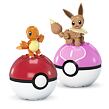 Mattel Mega Construx Pokémon pokéball - Eevee & Charmander