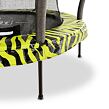 EXIT TOYS Juniorská trampolína EXIT Tiggy s pojistkou ø140cm - černá / zelená