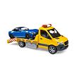 Bruder Mercedes Benz Sprinter - odtah + sportovní auto