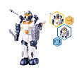 Mikro Trading Robot 33cm na baterie česky mluvící chodící s doplňky, světlem a zvukem 2 barvy