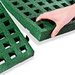 EXIT TOYS  Dynamická přízemní trampolína ø427cm s bezpečnostními dlaždicemi Freezone - černá