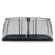 EXIT TOYS  Dynamická přízemní trampolína 305x519cm s ochrannou sítí - černá