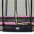 EXIT TOYS Silhouette pozemní trampolína ø244cm s ochrannou sítí - růžová