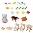 Sylvanian Families BBQ sada na piknik se slonem