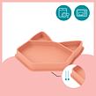 Babymoov Silikónový tanier ISY´PLATE Fox