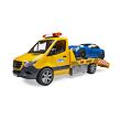 Bruder Mercedes Benz Sprinter - odtah + sportovní auto