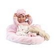Llorens 73808 NEW BORN HOLČIČKA - realistická panenka miminko s celovinylovým tělem - 40 cm