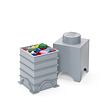 6040011740 LEGO úložný box 1 - šedá - poškozený obal