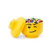 6040320802 LEGO úložná hlava (velikost L) - mrkající chlapec - poškozený obal