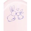 TEGA Hrající dětský nočník protiskluzový Bunny růžový