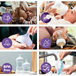 Philips AVENT Savička Natural Response 1 první průtok 0m, 2 ks
