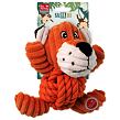 Hračka DOG FANTASY Safari tygr s uzlem pískací 18 cm