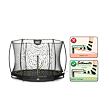 EXIT TOYS Silhouette pozemní trampolína ø305cm s ochrannou sítí - černá