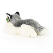 Rappa Plyšový pes husky ležící 30 cm ECO-FRIENDLY
