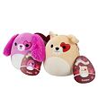 SQUISHMALLOWS 1+1 Růžový a světlý pes - Sager a Cooper