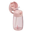 b.box Láhev na pití s brčkem Junior 380 ml - blush crush
