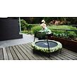 EXIT TOYS  Tiggy Junior trampolína s tyčí ø140cm - černá / zelená