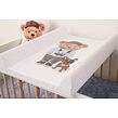 CEBA Podložka prebaľovacia 2-hranná s pevnou doskou (50x70) Comfort Fluffy Puffy Steve