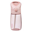 b.box Láhev na pití s brčkem Junior 380 ml - blush crush