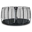 EXIT TOYS  Dynamická přízemní trampolína ø427cm s bezpečnostní sítí - černá
