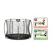 EXIT TOYS Silhouette pozemní trampolína ø244cm s ochrannou sítí - černá