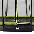EXIT TOYS Silhouette pozemní trampolína ø244cm s ochrannou sítí - zelená