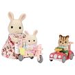 Sylvanian Families Mamka bílý králík s hrajícími si mláďaty