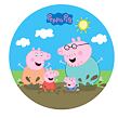 Vodní podložka na hraní splash pad Peppa Pig, průměr 150cm