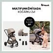 Hauck Kombinovaný kočárek Move N Care Set 2v1 Mocha