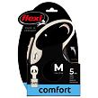 Vodítko FLEXI New Comfort páska černé M 5 m
