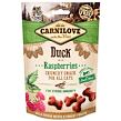CARNILOVE Cat Crunchy Snack Duck s malinami s čerstvým mäsom 50 g
