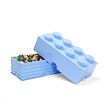 LEGO úložný box 8 - svetlo modrá