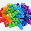 Mattel Mega Bloks Pytel kostek pro kluky, 60ks