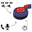 Lexibook Skladacie slúchadlá Spider-Man Bluetooth