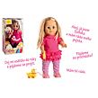 VYH 00514006 Teddies chodící panenka Sofinka s pejskem, česky mluvící - poškozený obal