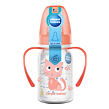 CANPOL BABIES Láhev s potiskem HAPPY ANIMALS 120 ml s úchyty 