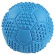 Loptička DOG FANTASY futbal s bodlinami pískací mix farieb 7cm 1 ks