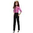 Mattel Barbie Lídryně budoucnosti - Hnědovláska v kalhotovém kostýmku