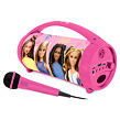 Lexibook Reproduktor s mikrofonem Boombox Barbie
