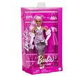 Mattel Barbie DeLuxe Modelka - metalické šaty