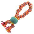 Přetahovadlo DOG FANTASY barevné + tenisák vzor č.1 - 2 knoty 32 cm