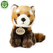 Plyšová panda červená sedící 18 cm ECO-FRIENDLY